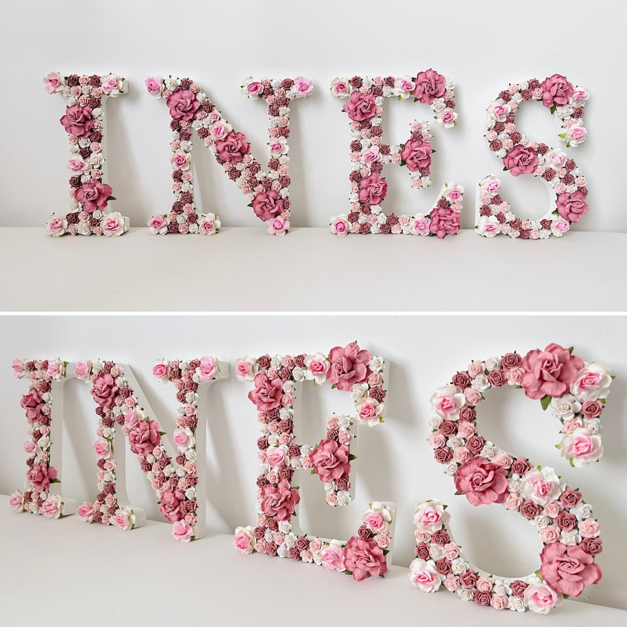 Lettre fleurie - 20cm de hauteur – Image 6