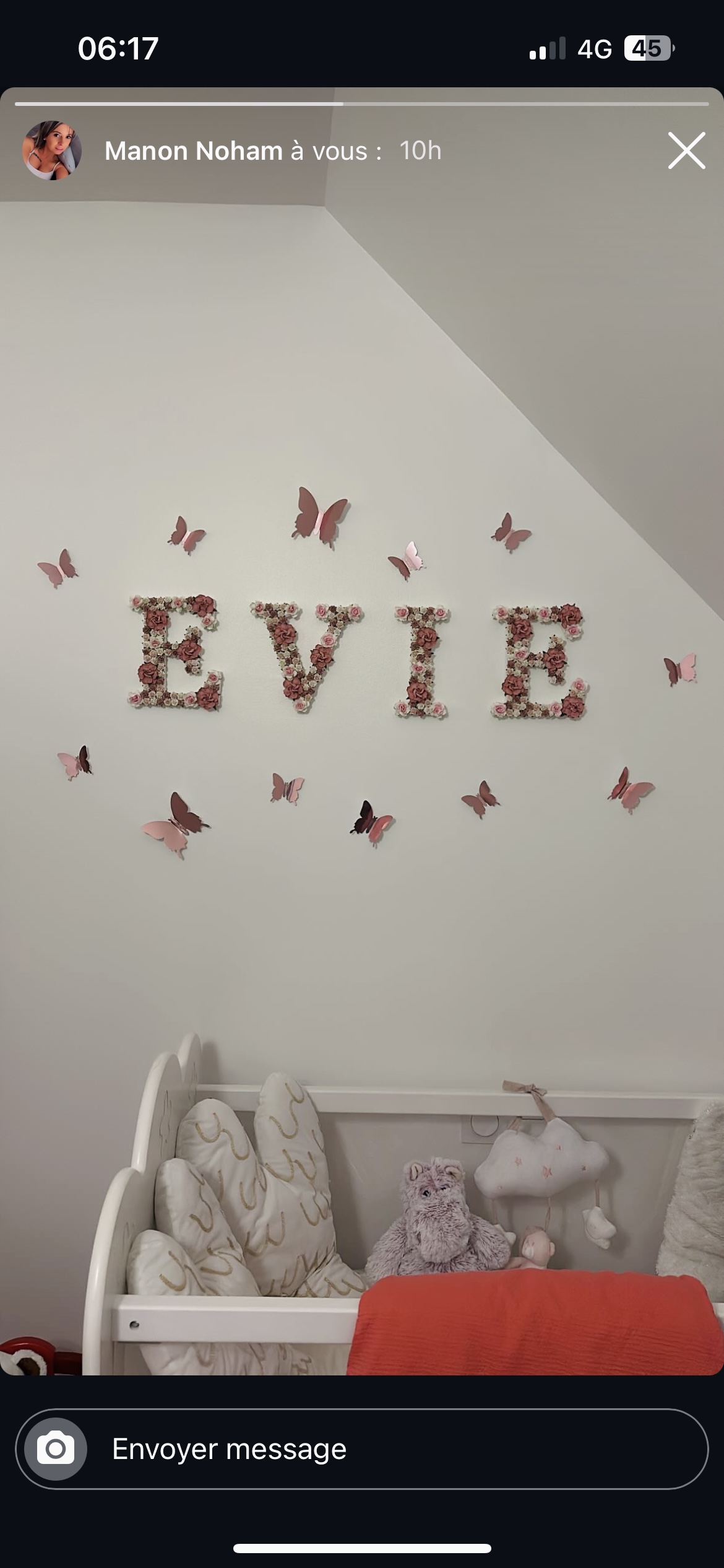 Lettre fleurie - 20cm de hauteur – Image 8